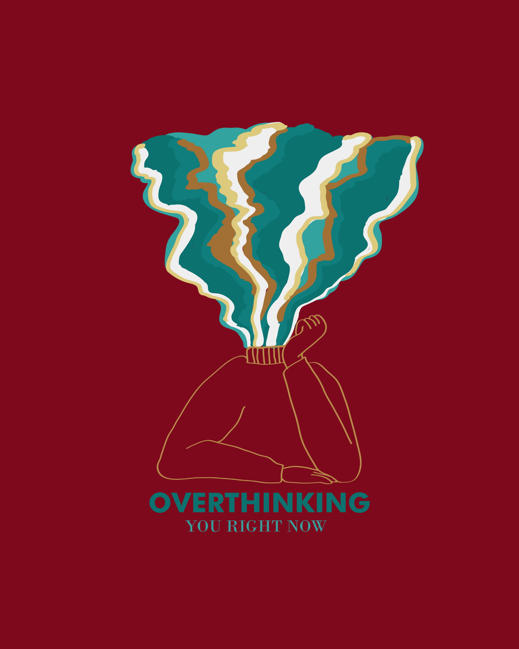 Overthinking You Right Now Graphic printed T-Shirt