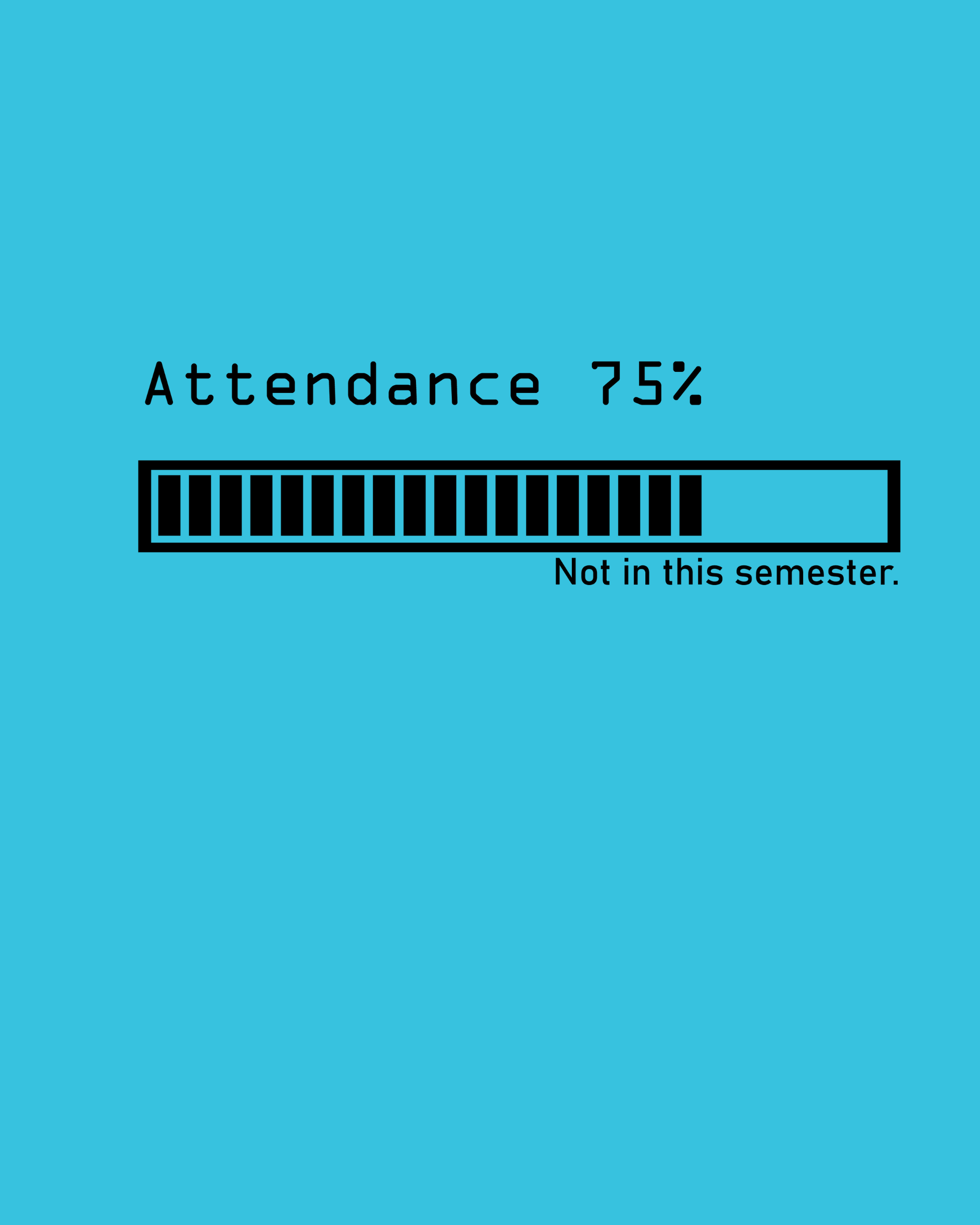 Attendance Graphic Printed T-Shirt