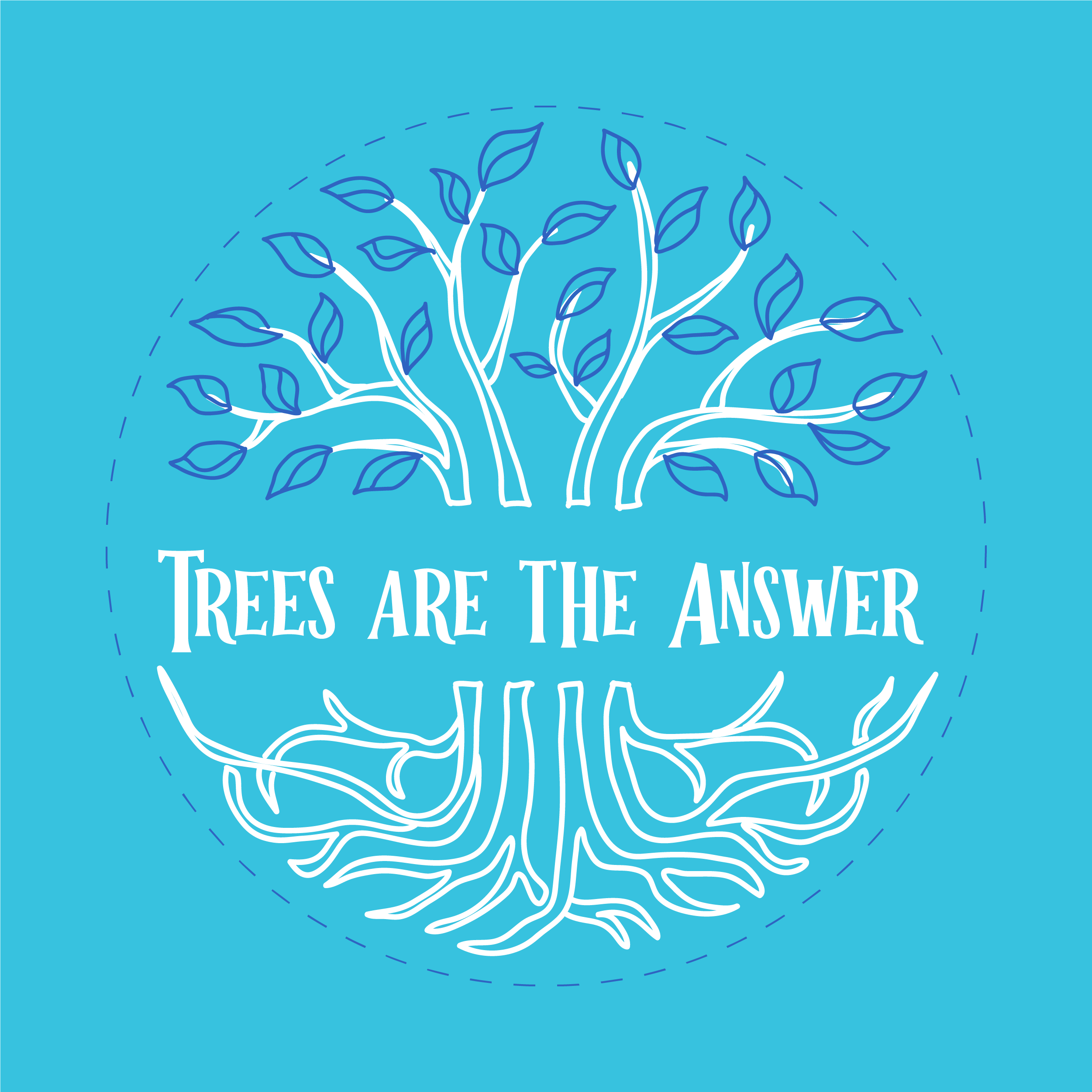 Trees Are The Answer Graphic Printed T-Shirt