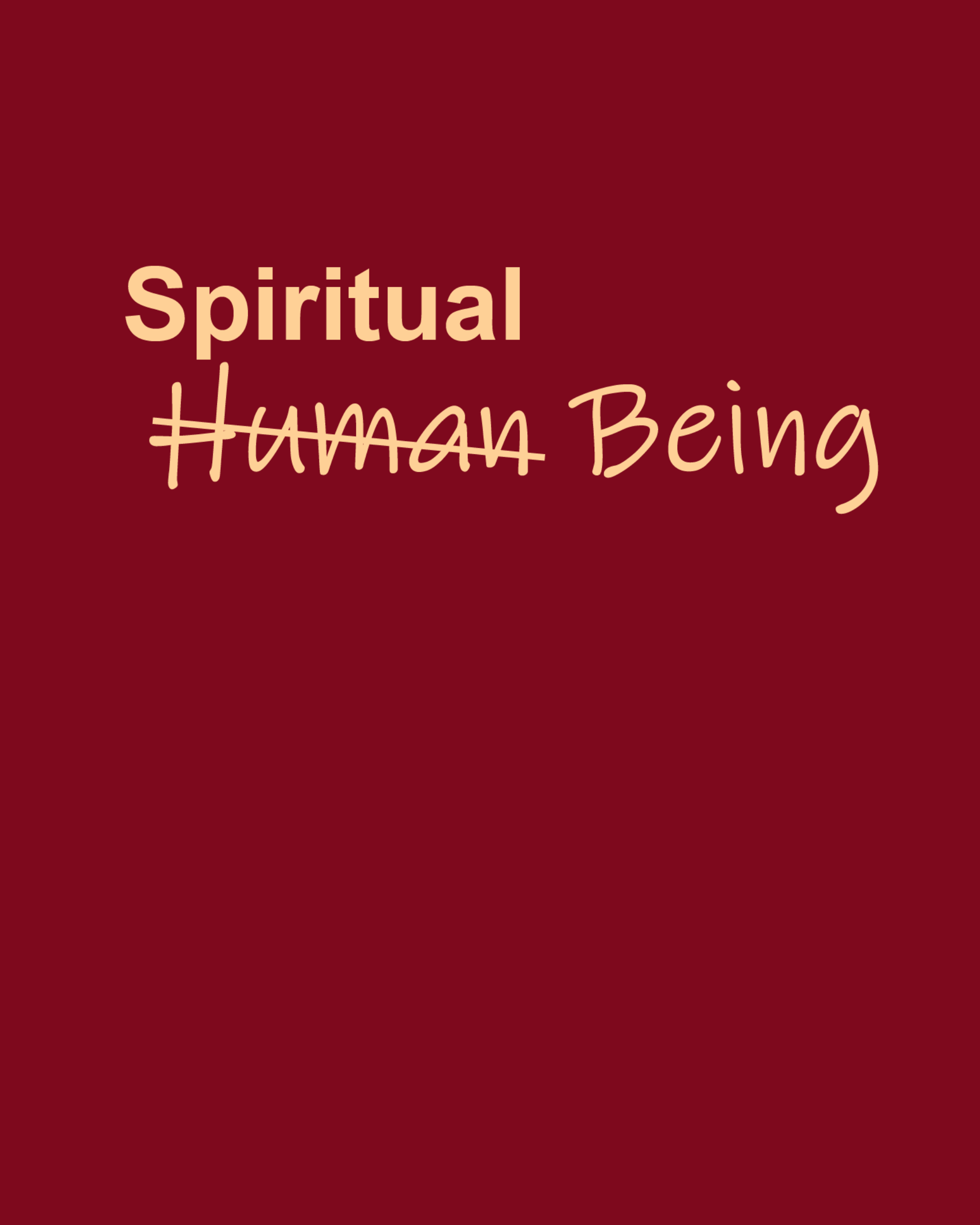 Spiritual Being Graphic Printed T-Shirt