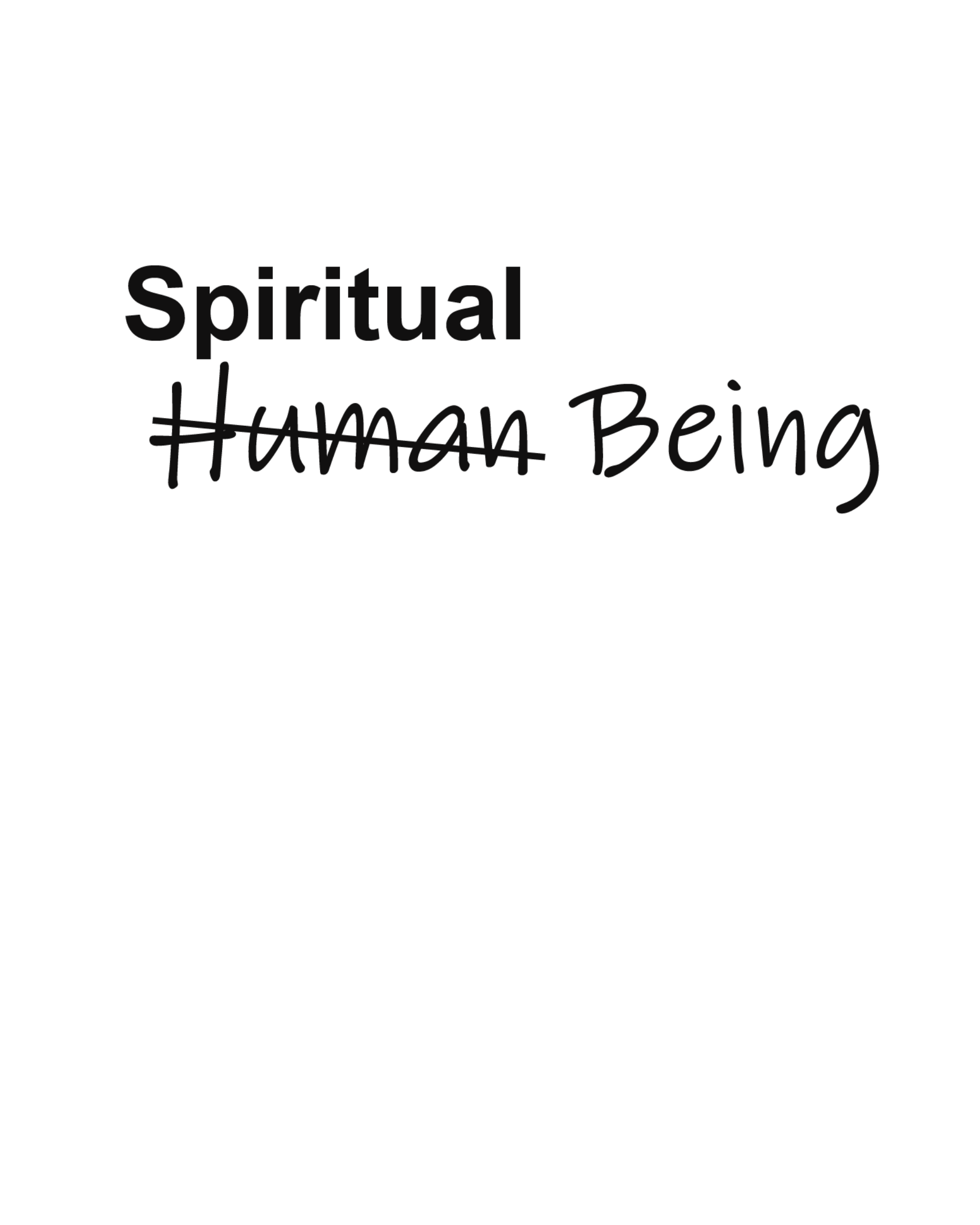 Spiritual Being Graphic Printed T-Shirt