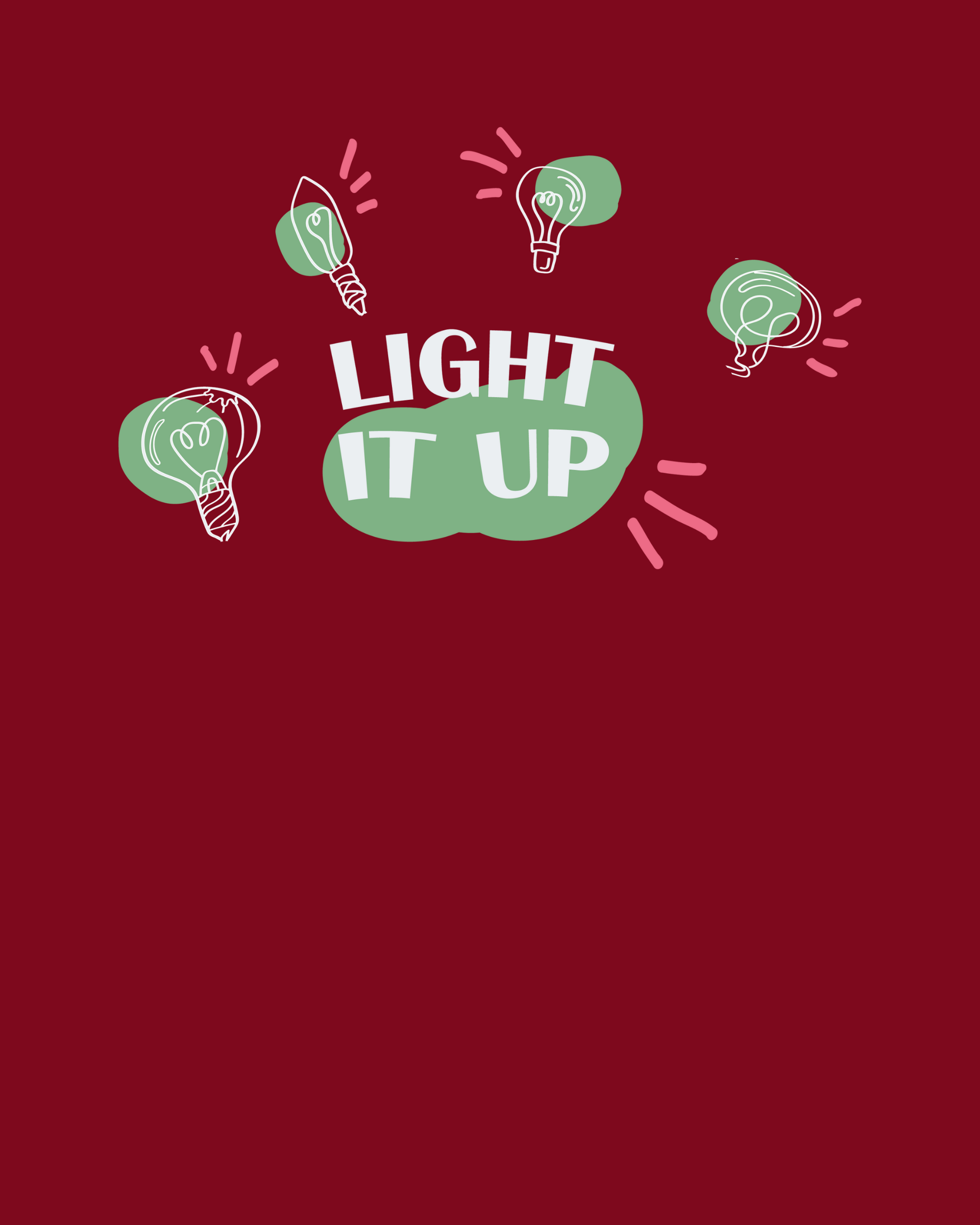 Light It Up Graphic Printed T-Shirt