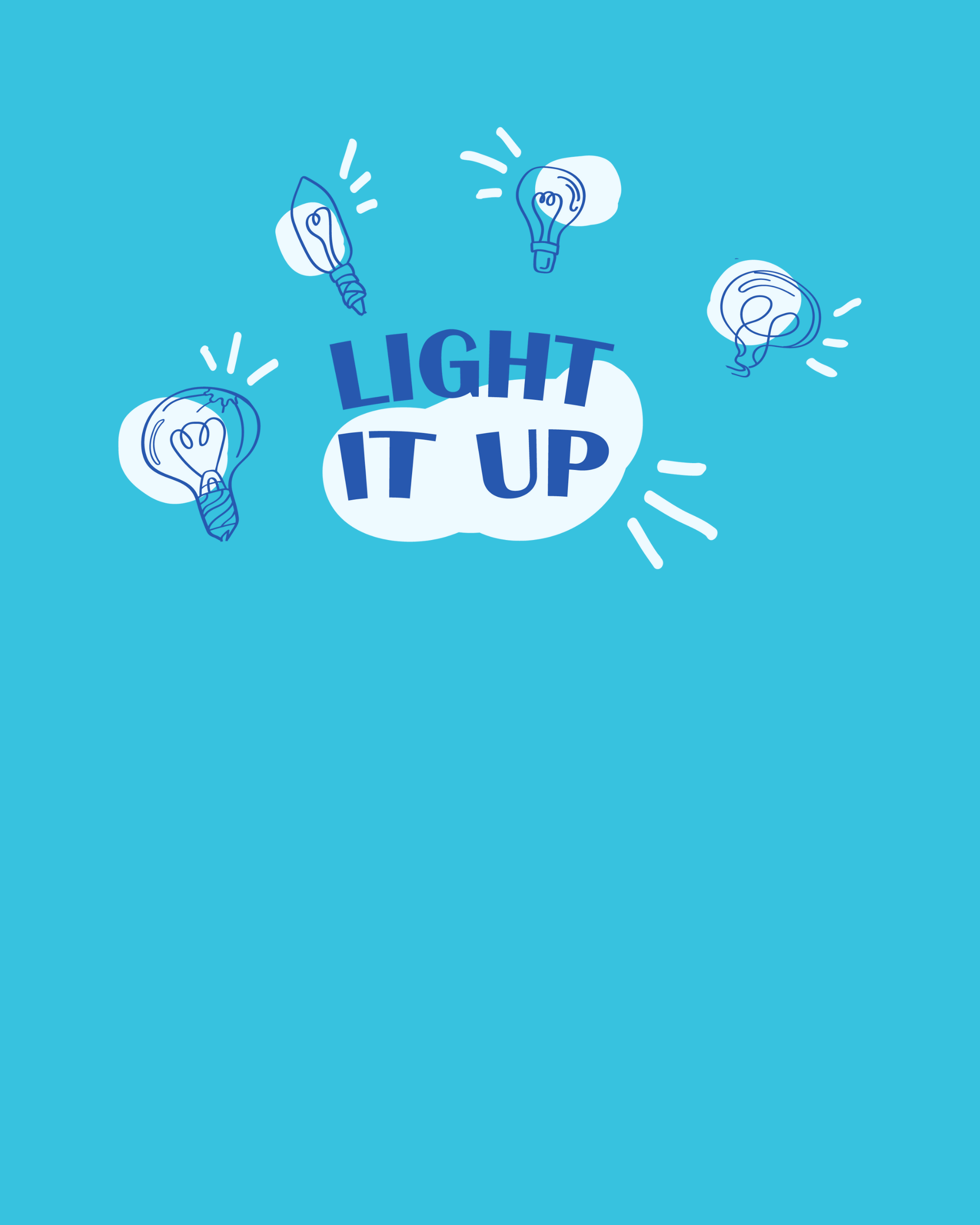 Light It Up Graphic Printed T-Shirt