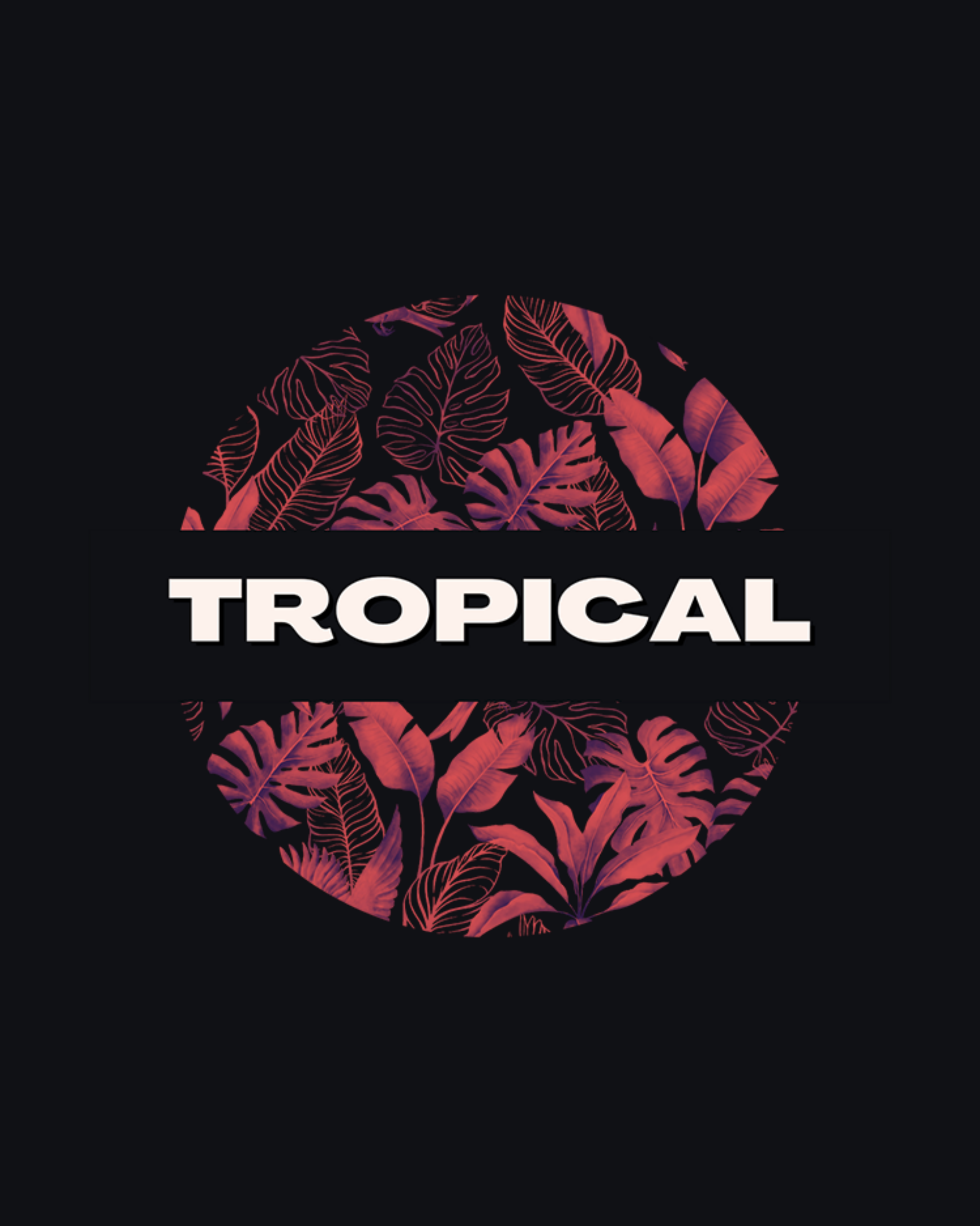 Tropical Graphic Printed T-Shirt