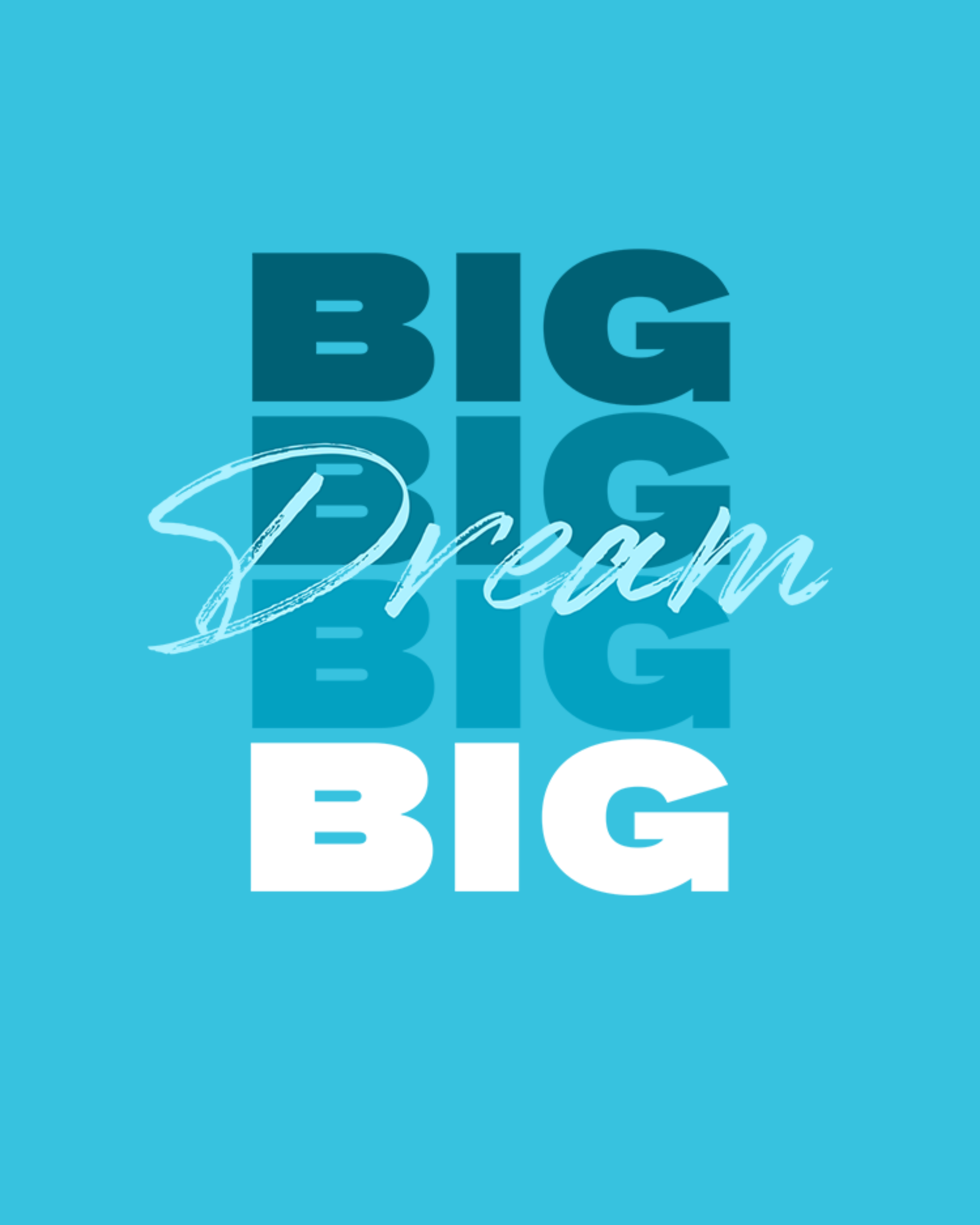 Dream Big Graphic Printed T-Shirt