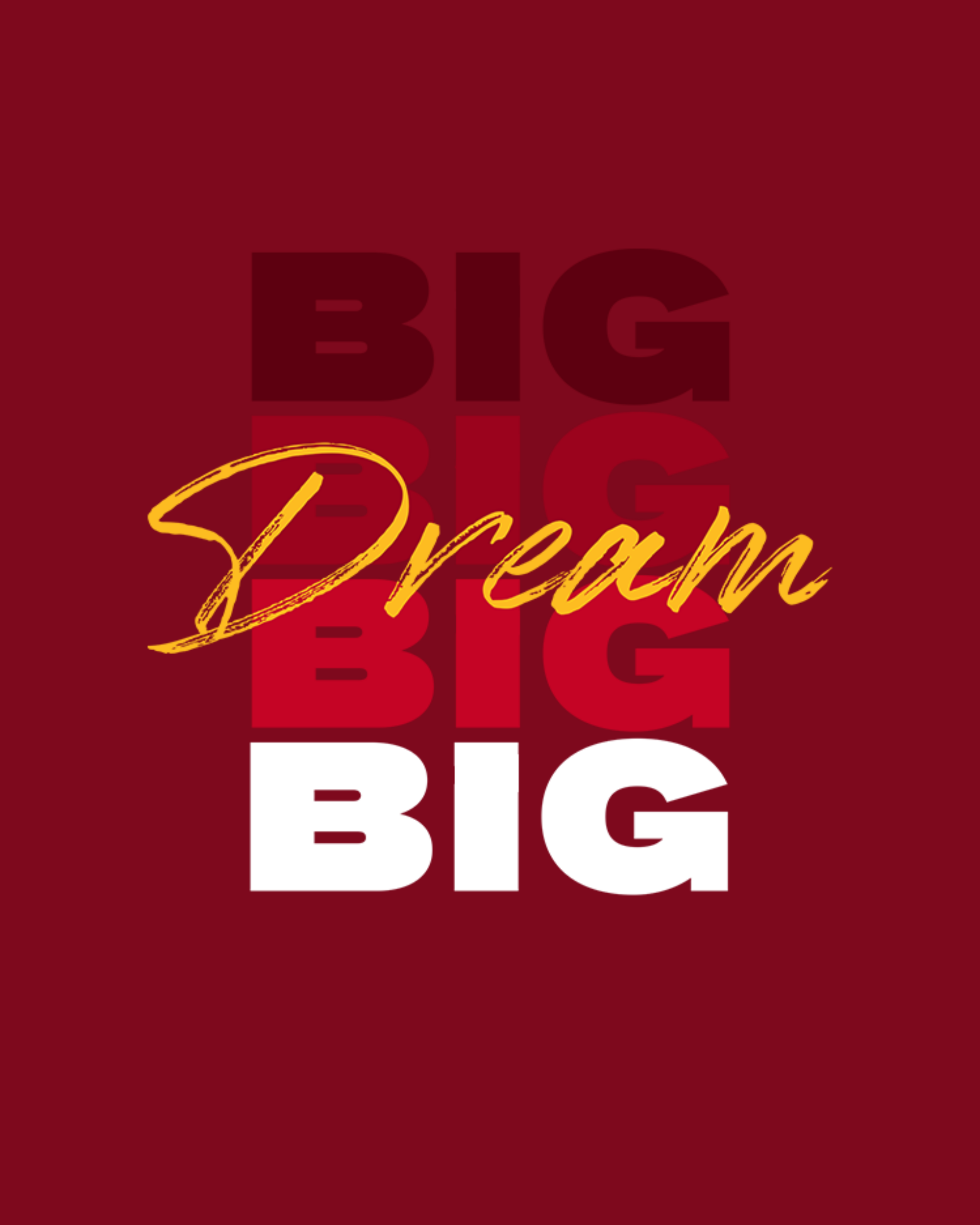 Dream Big Graphic Printed T-Shirt