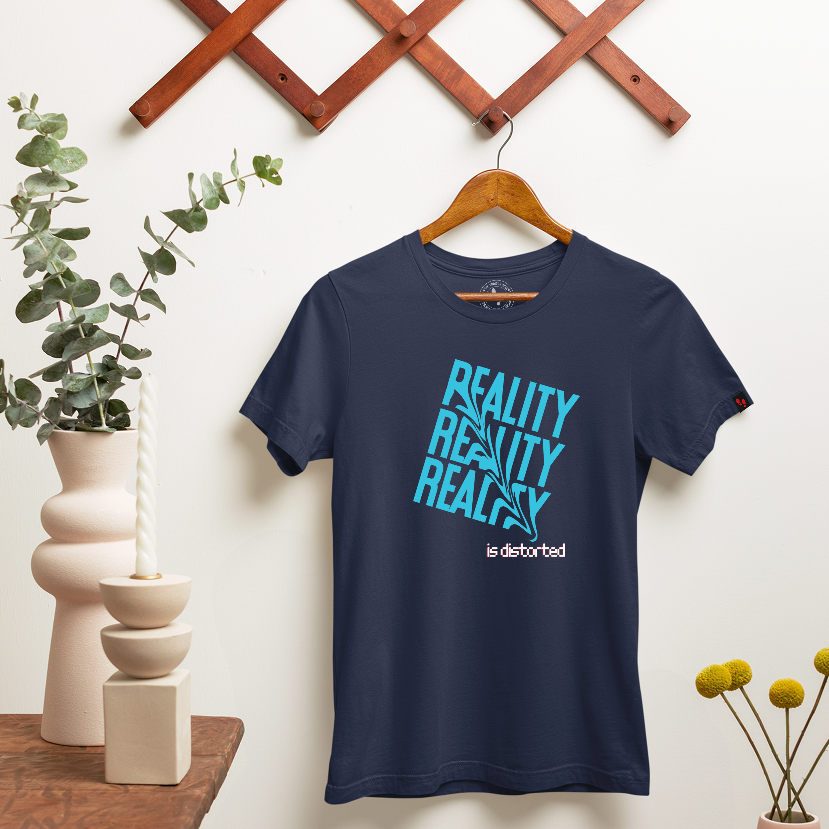 Reality Is Distorted Graphic Printed T-Shirt