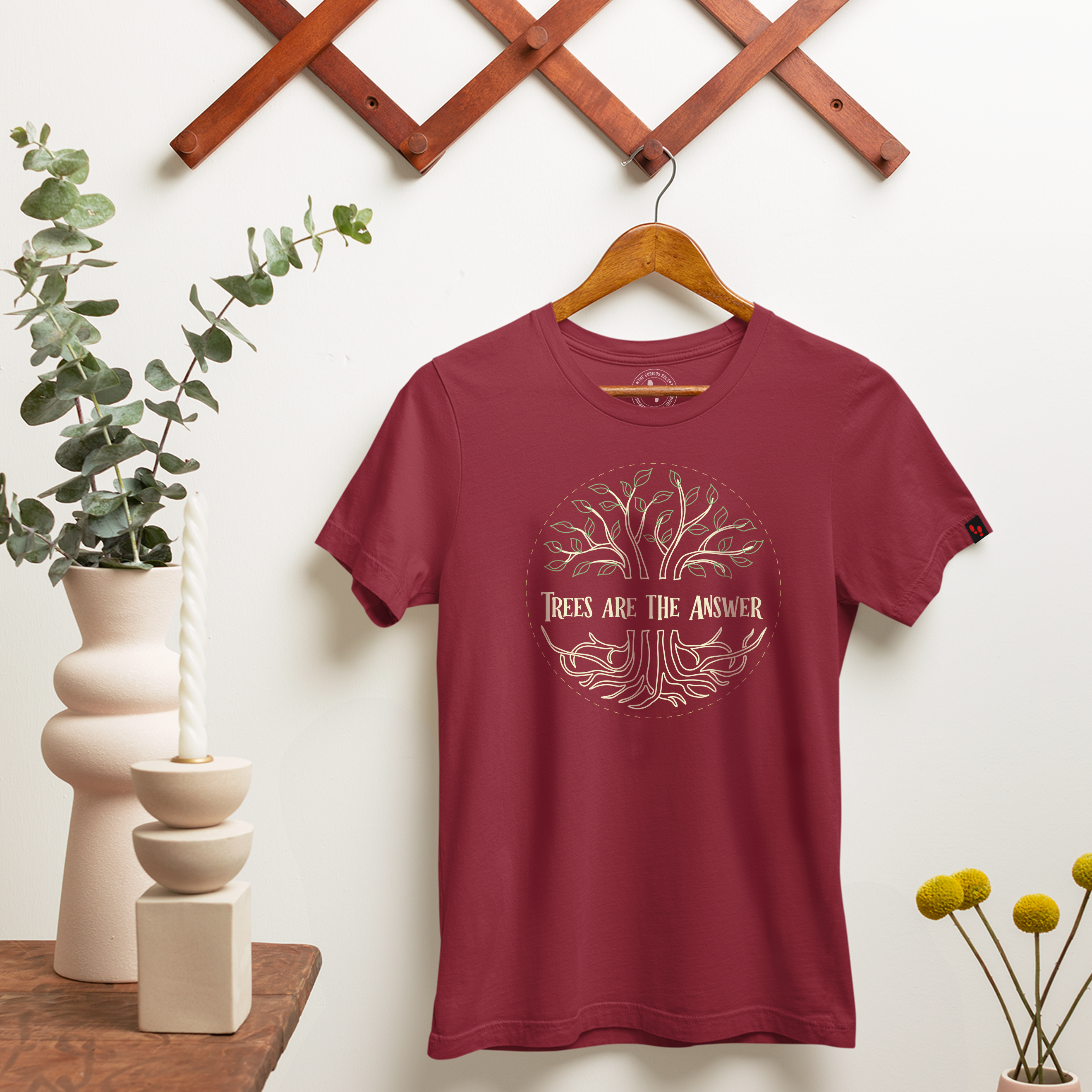 Trees Are The Answer Graphic Printed T-Shirt