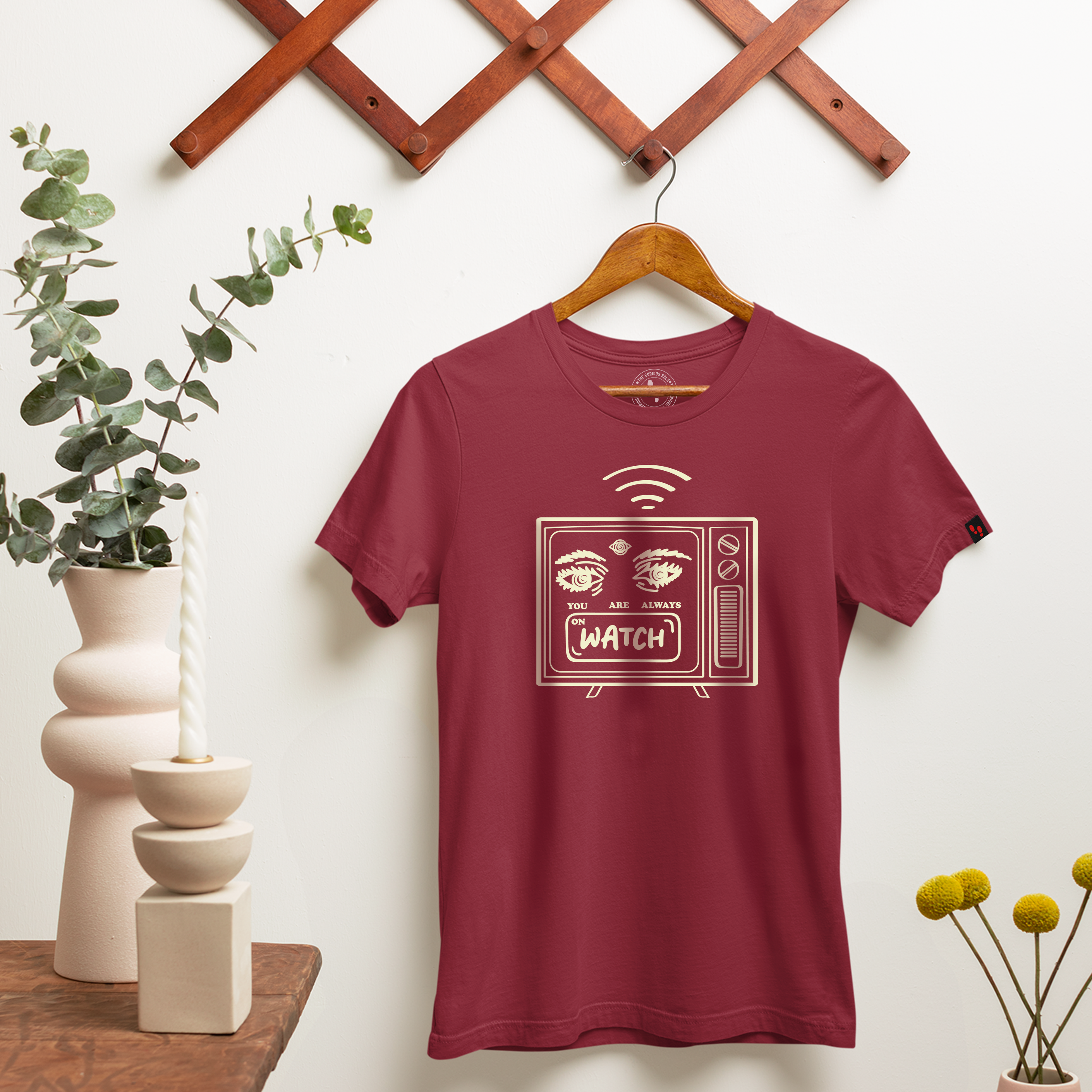 You are always on watch Graphic Printed T-Shirt