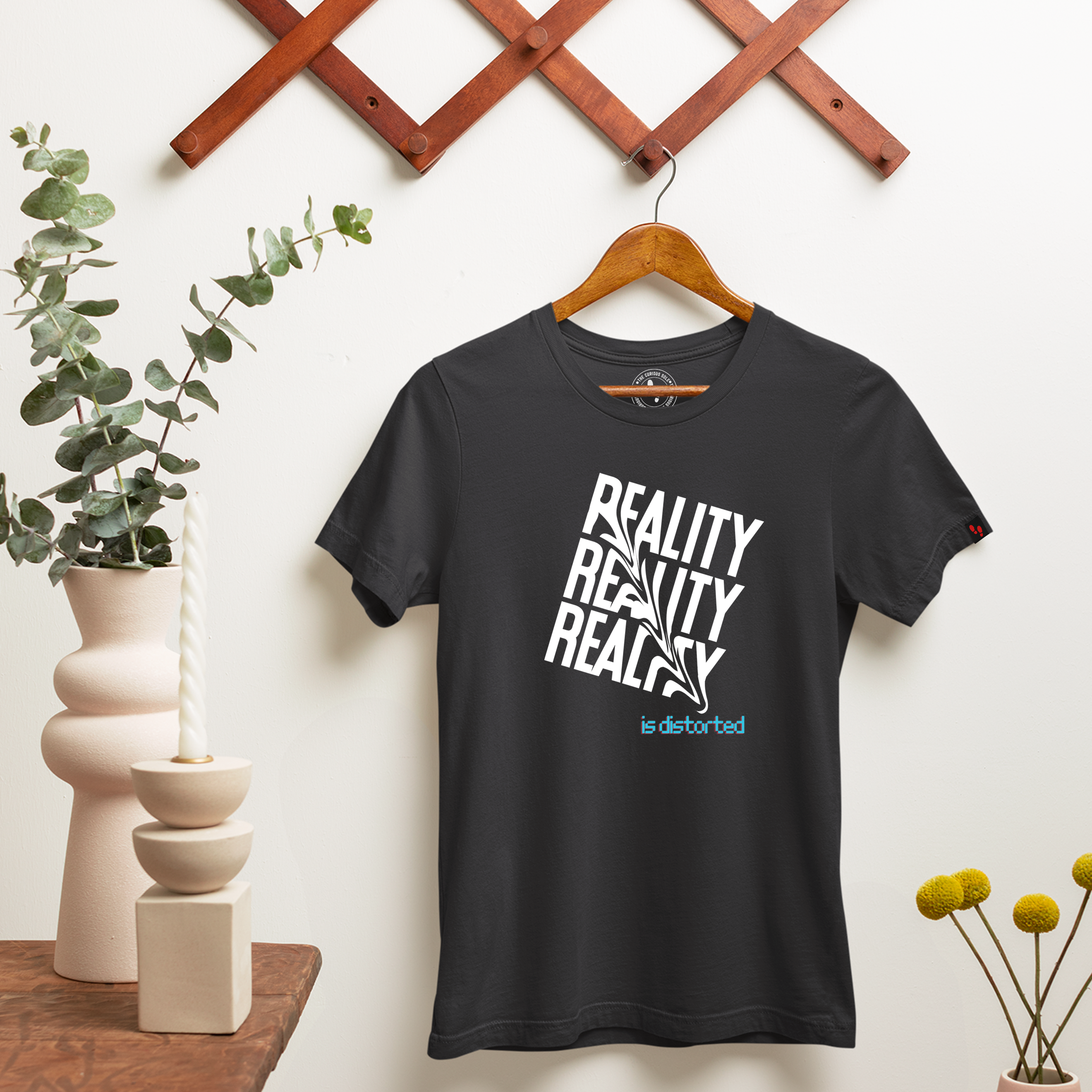 Reality Is Distorted Graphic Printed T-Shirt