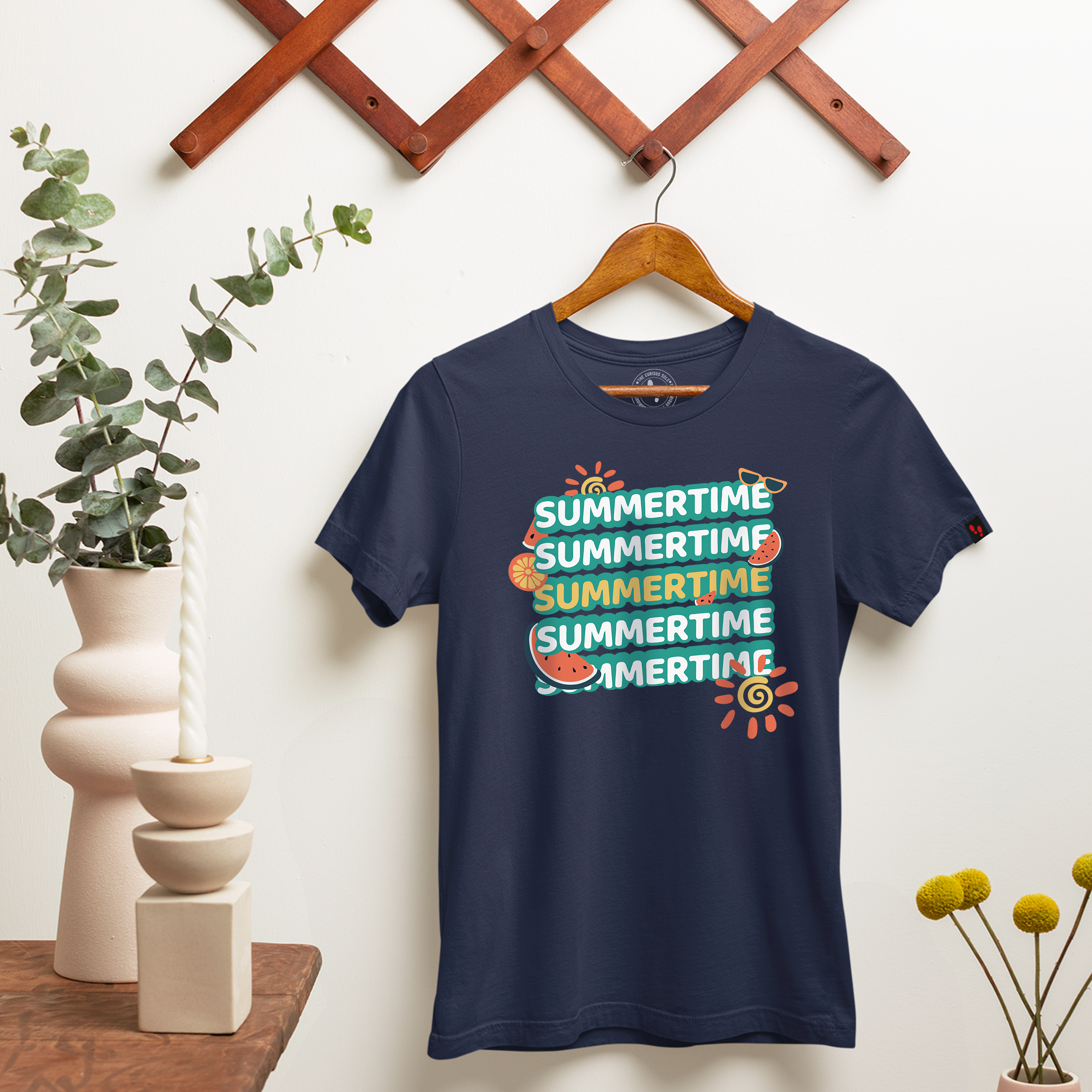 Summertime Graphic Printed T-Shirt