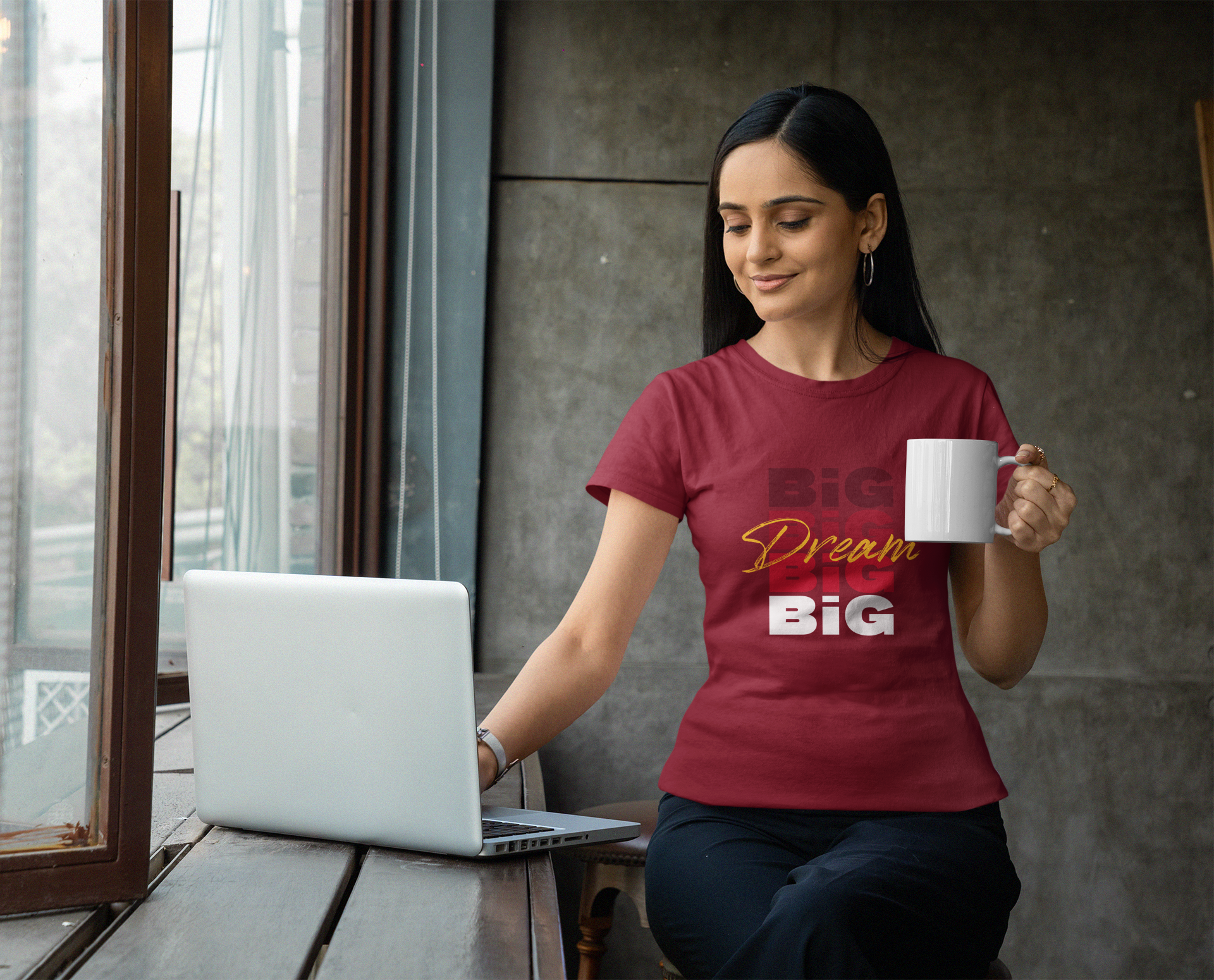 Dream Big Graphic Printed T-Shirt