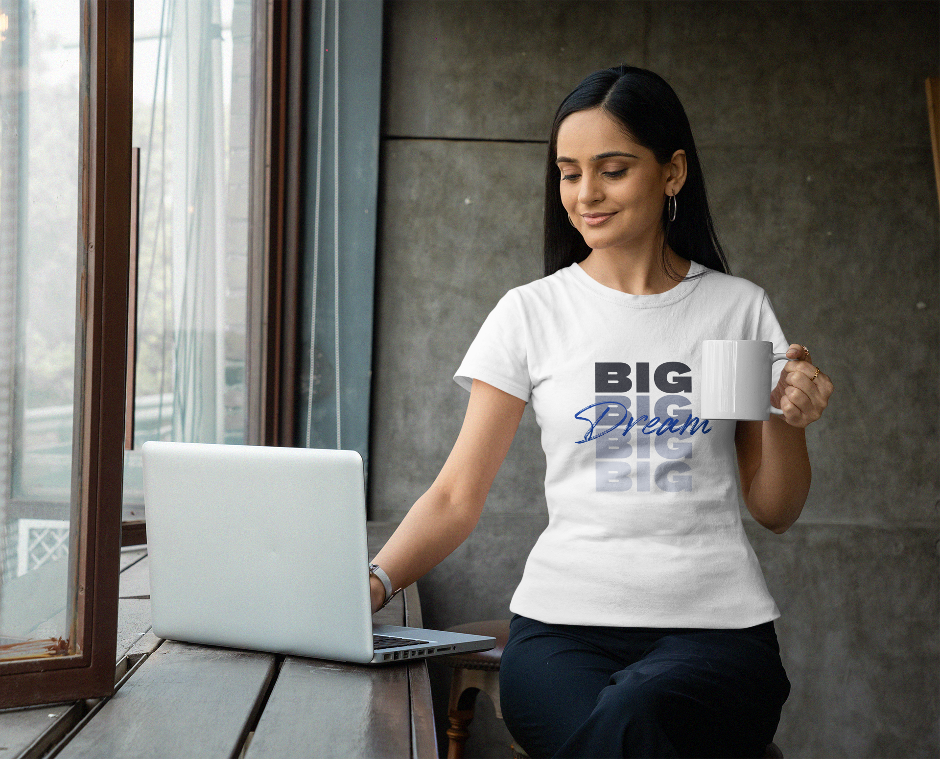 Dream Big Graphic Printed T-Shirt