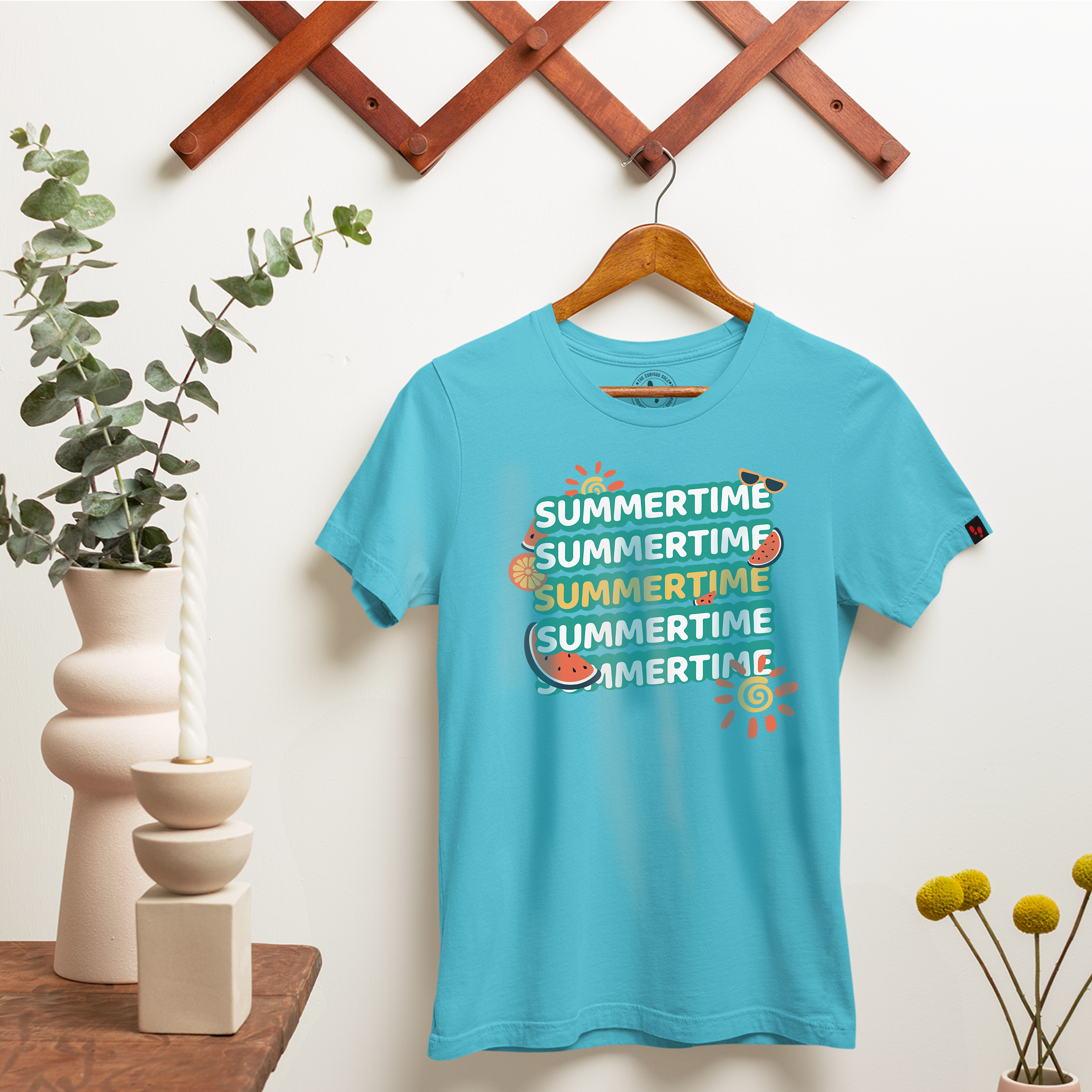 Summertime Graphic Printed T-Shirt