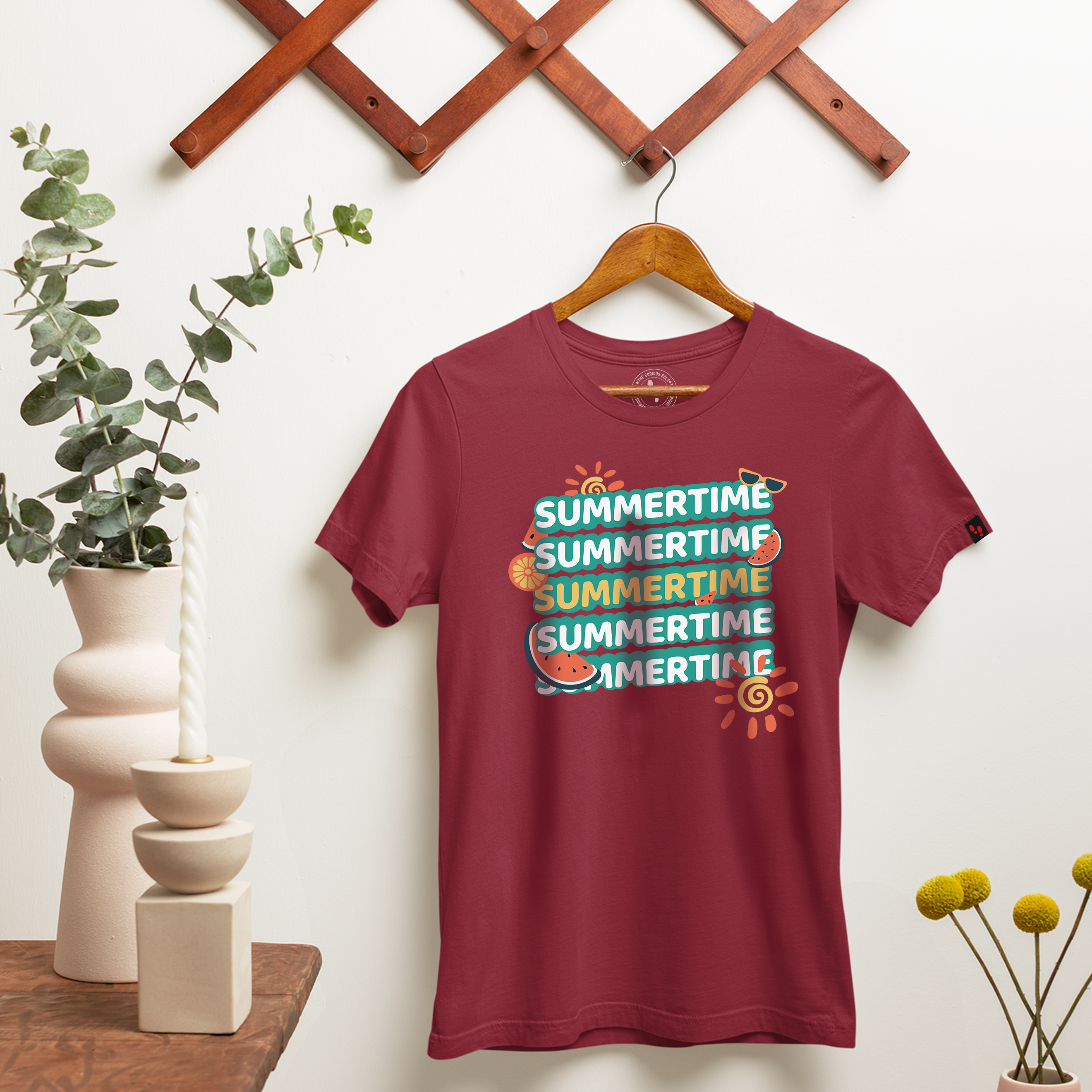 Summertime Graphic Printed T-Shirt