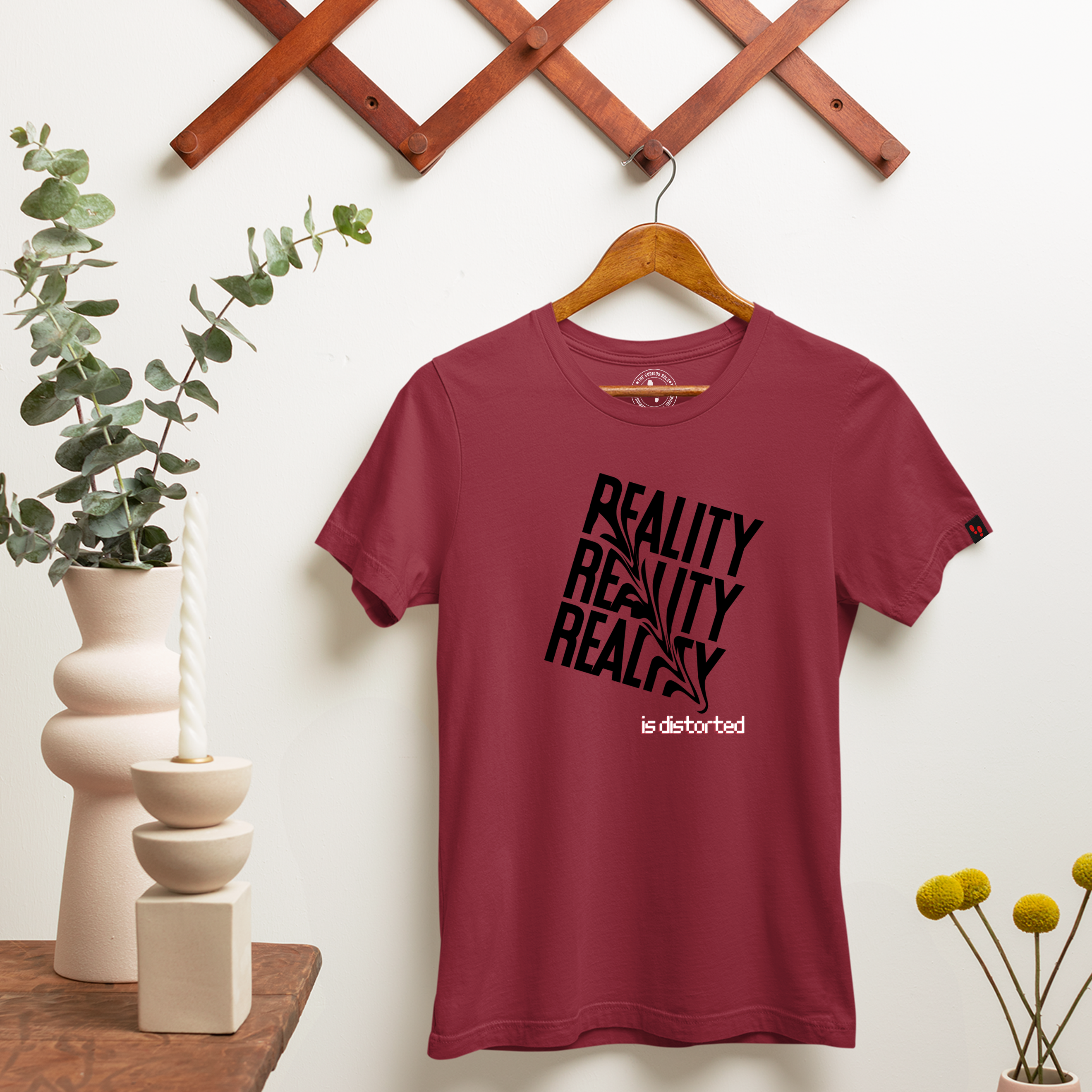 Reality Is Distorted Graphic Printed T-Shirt