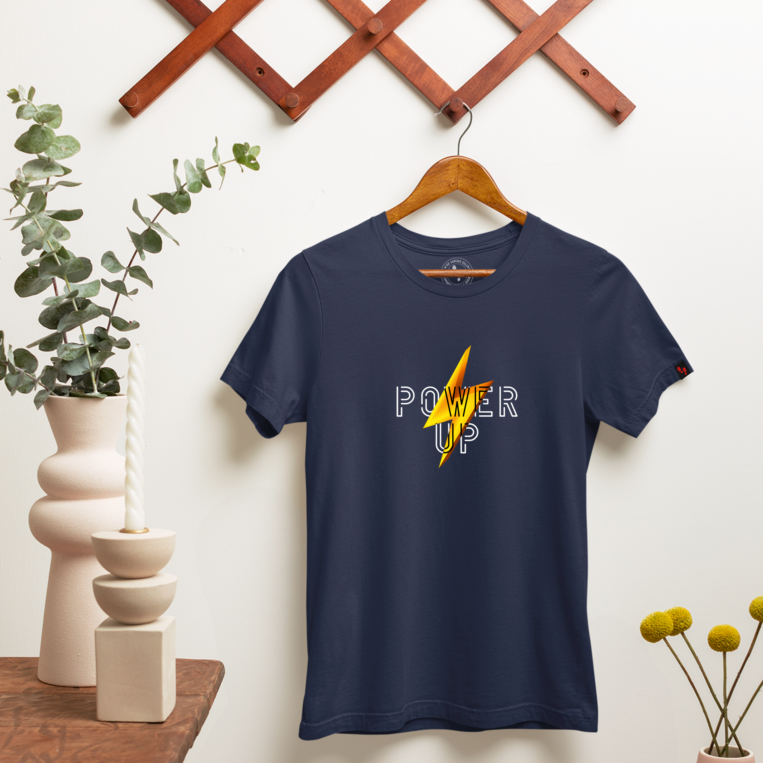 Power Up Graphic Printed T-Shirt