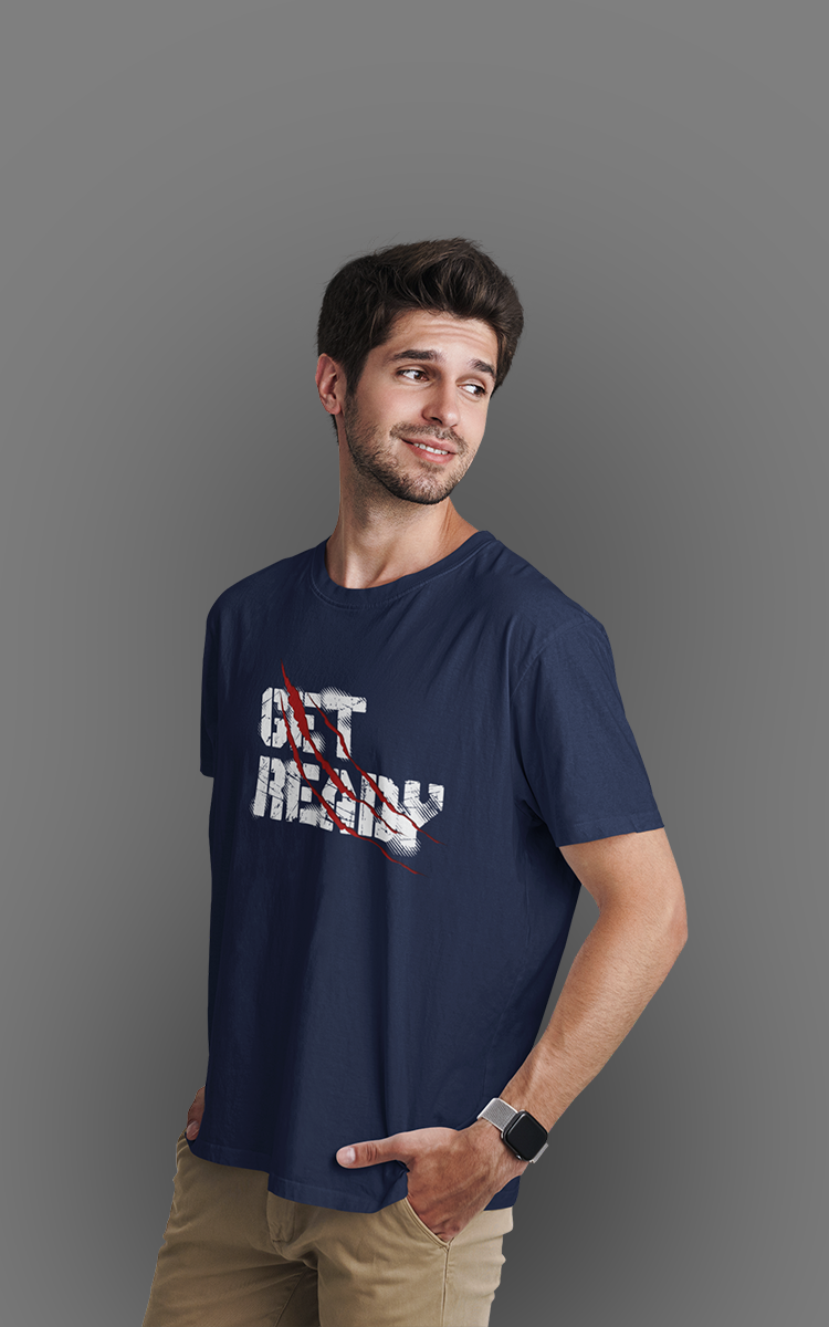 Get Ready Graphic Printed T-Shirt