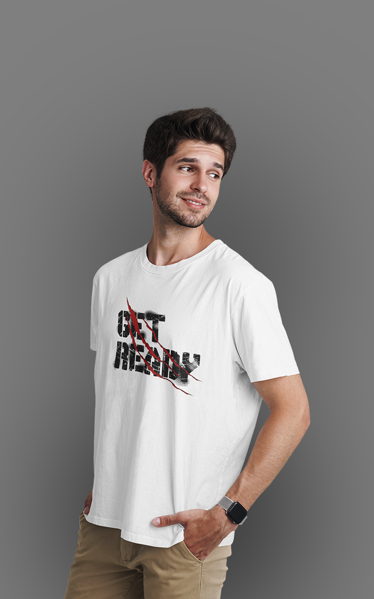 Get Ready Graphic Printed T-Shirt