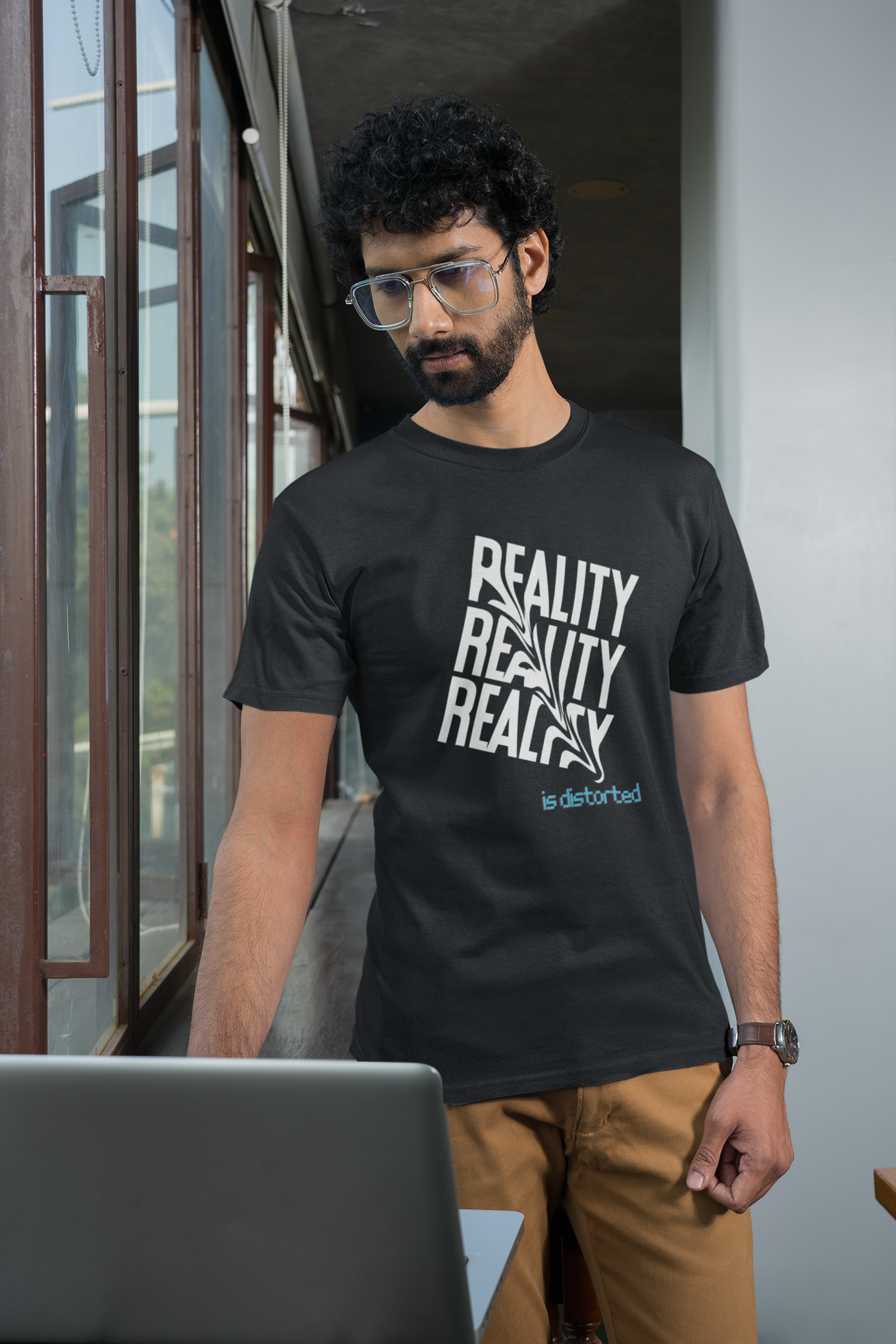 Reality Is Distorted Graphic Printed T-Shirt