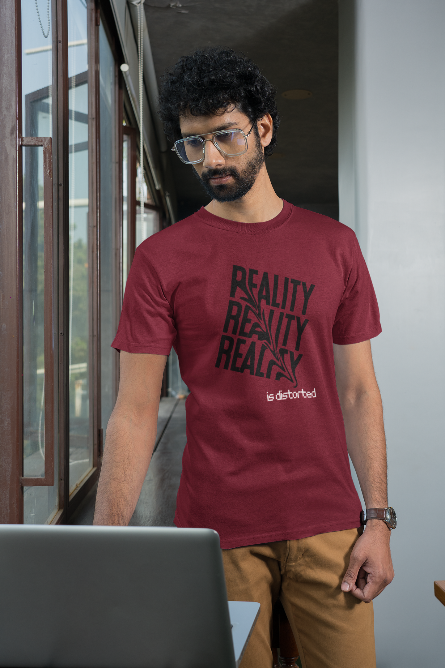 Reality Is Distorted Graphic Printed T-Shirt