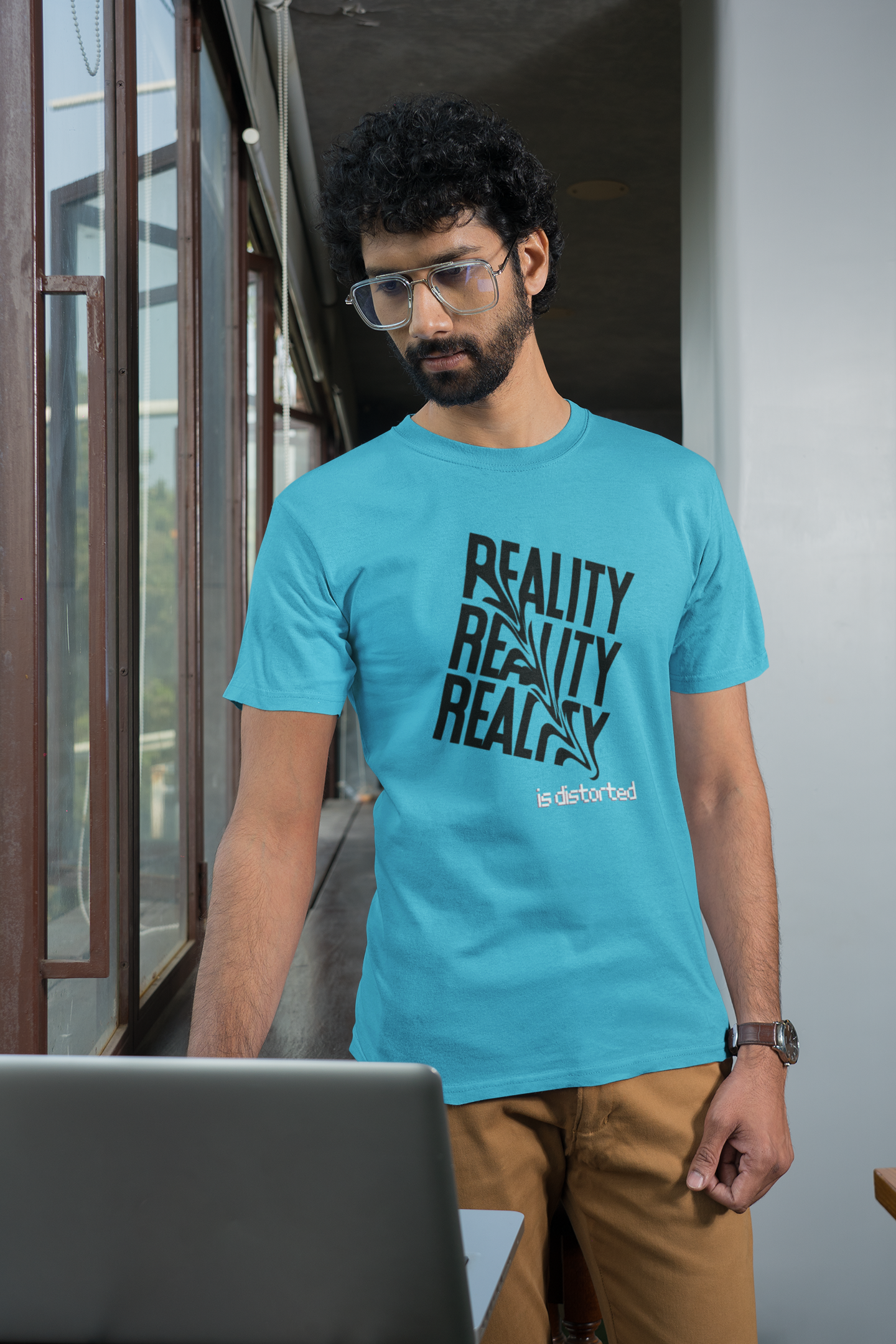 Reality Is Distorted Graphic Printed T-Shirt