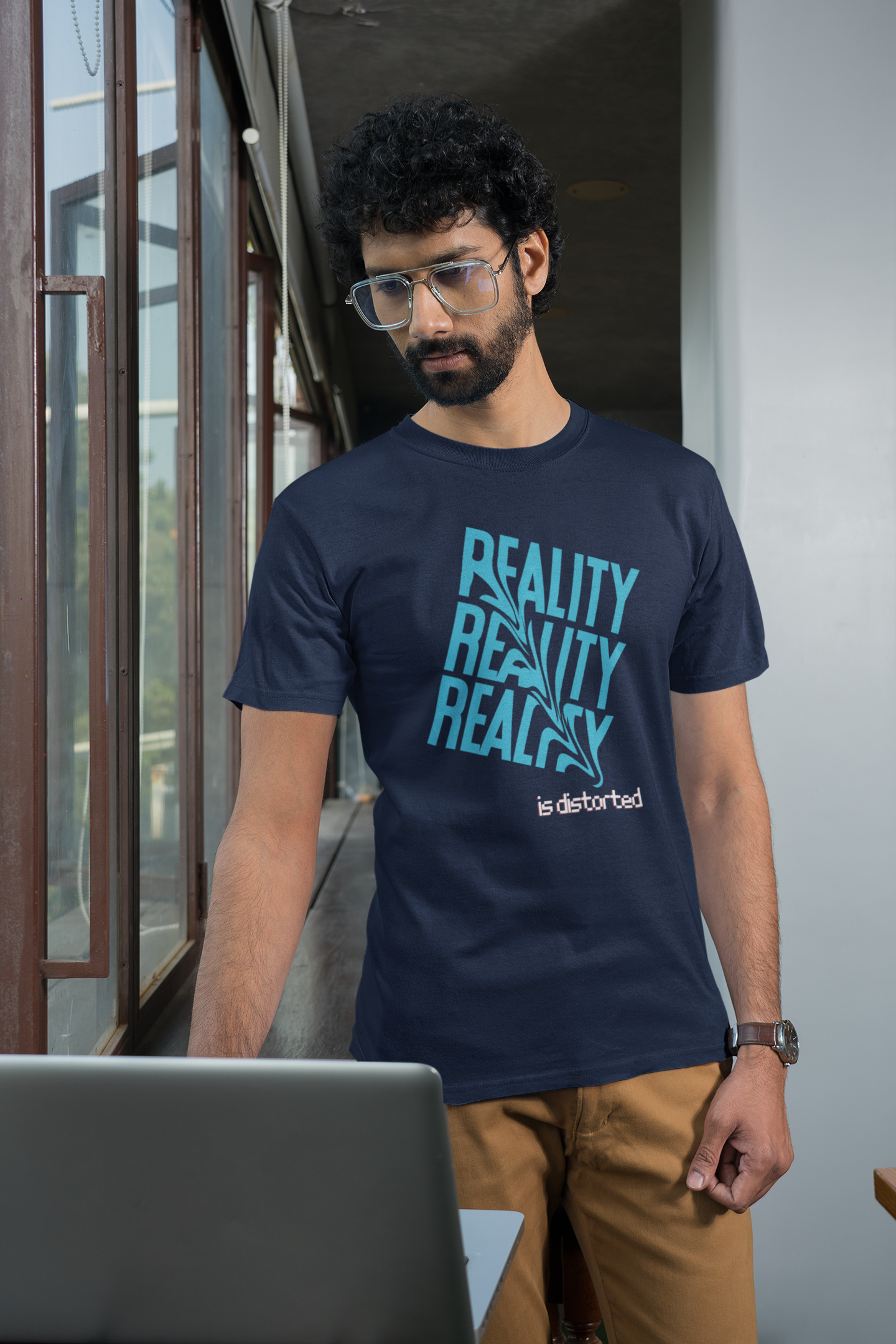 Reality Is Distorted Graphic Printed T-Shirt