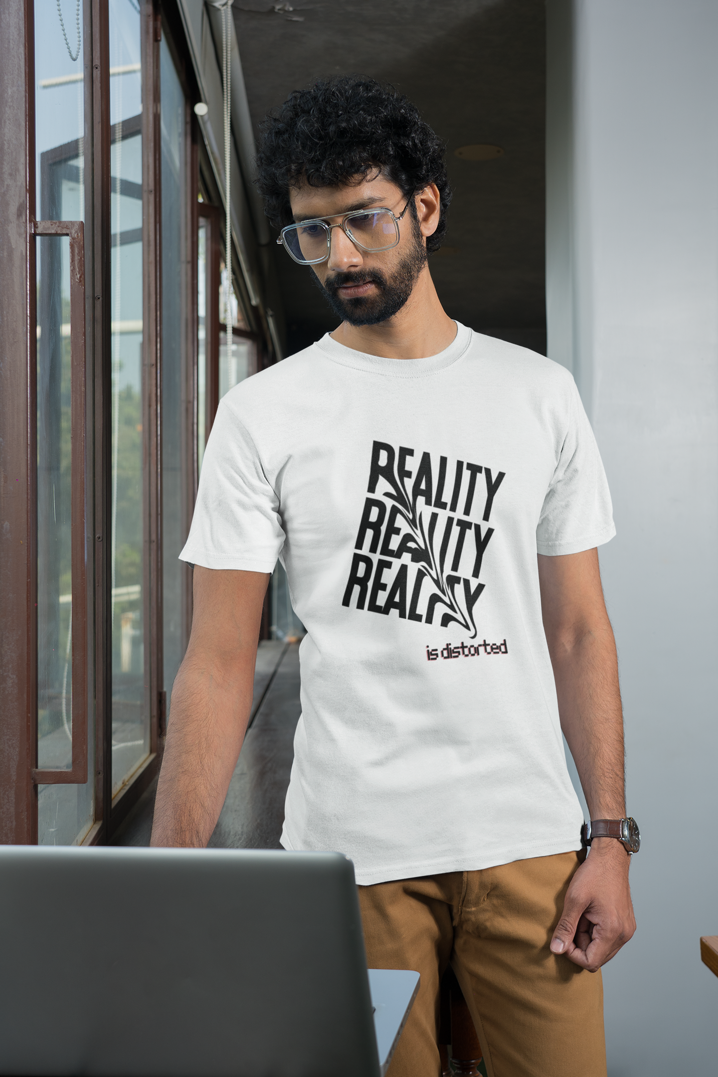 Reality Is Distorted Graphic Printed T-Shirt