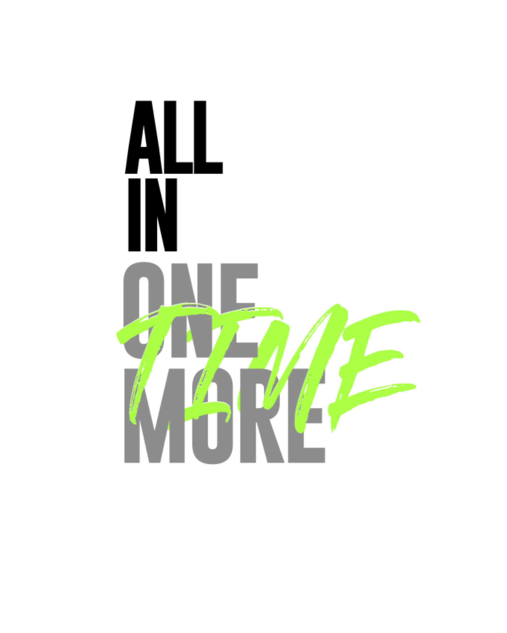 All In One More Time Graphic Printed T-Shirt