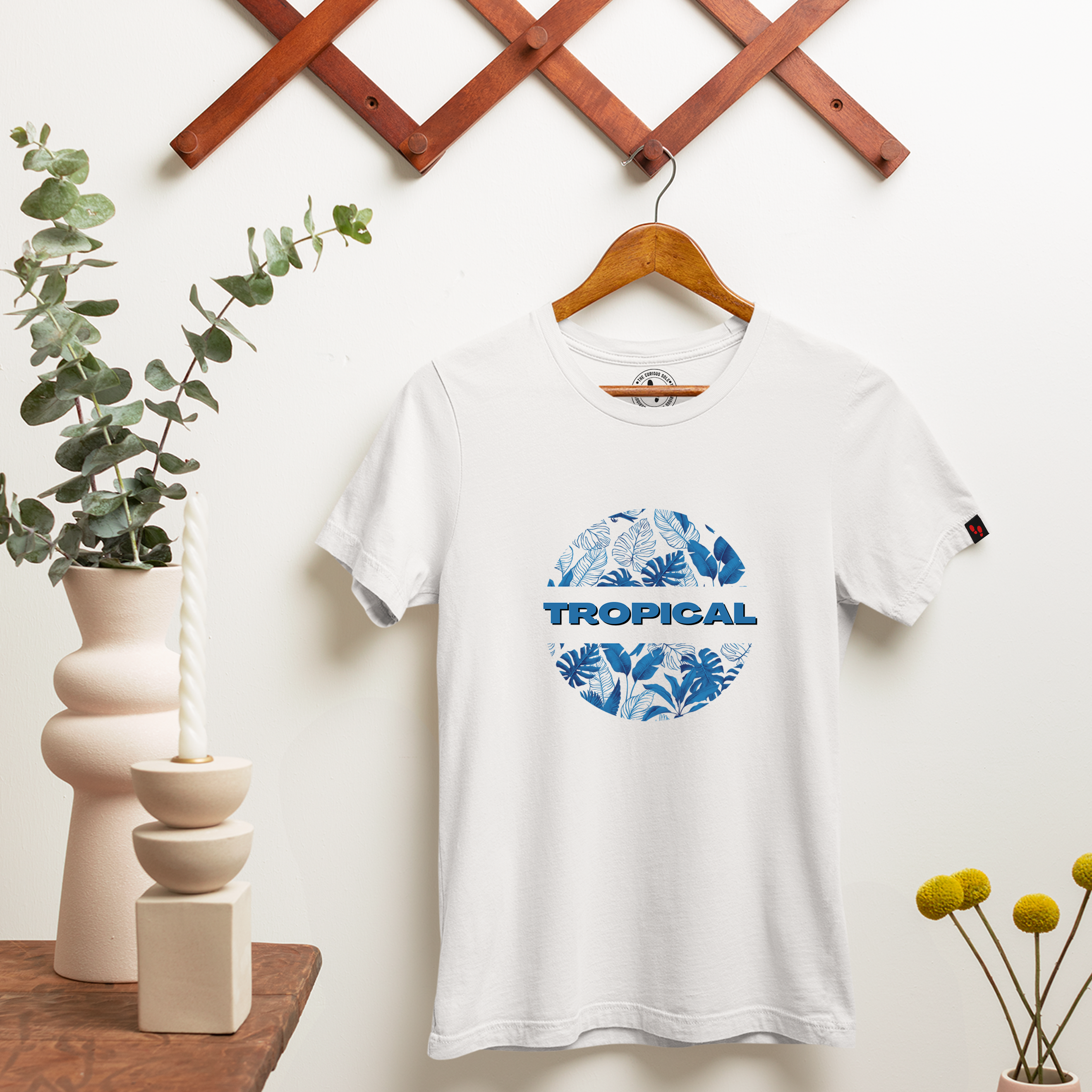 Tropical Graphic Printed T-Shirt