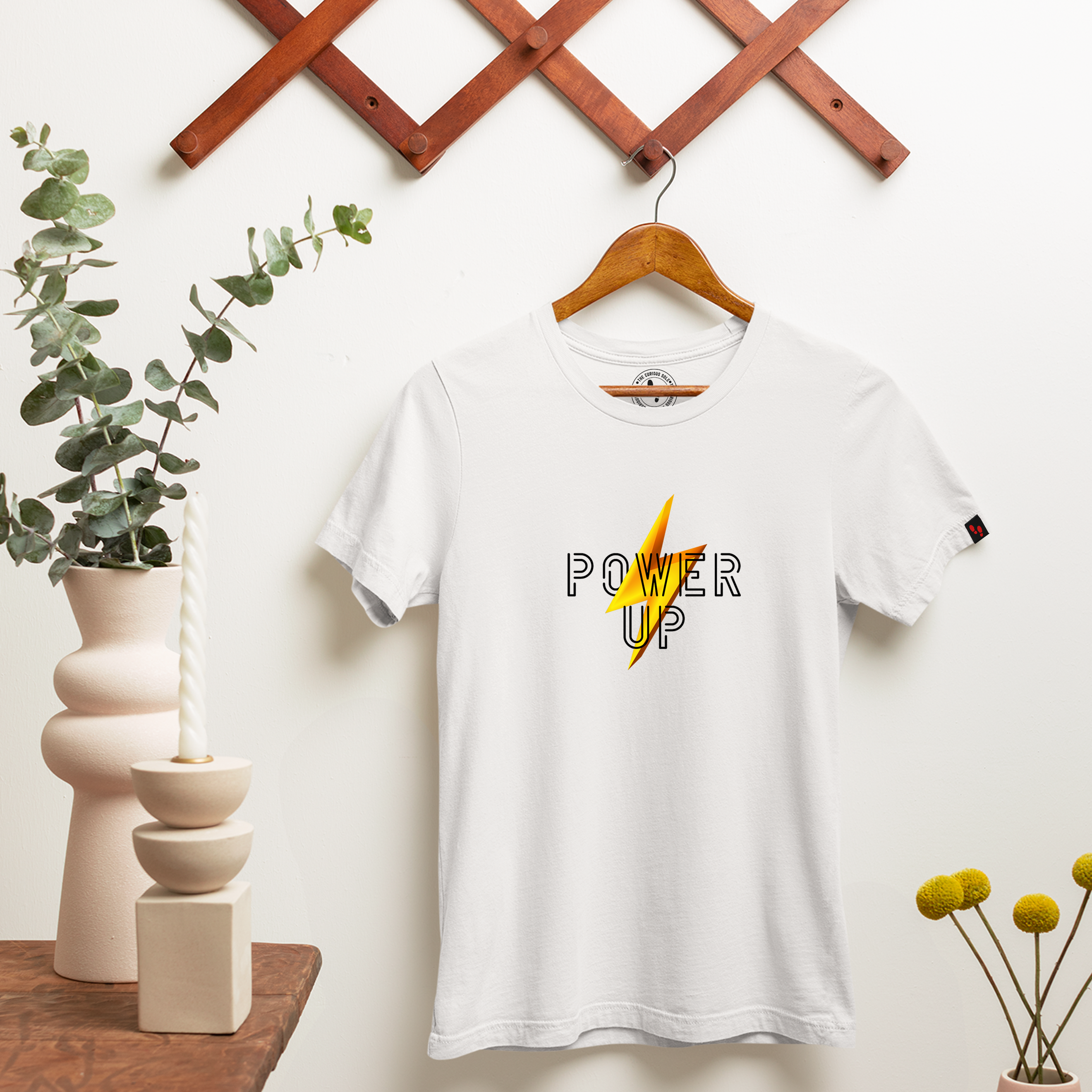 Power Up Graphic Printed T-Shirt