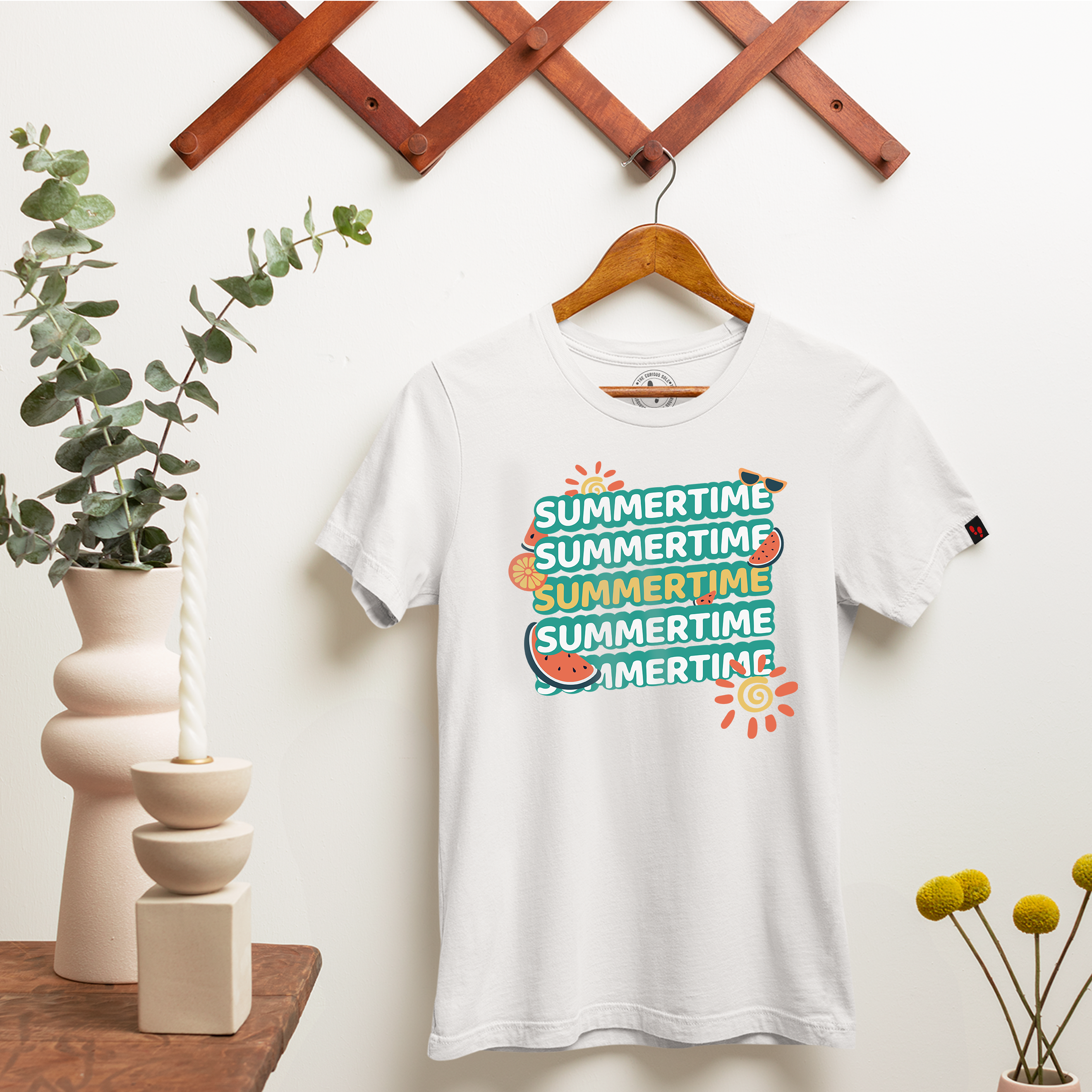 Summertime Graphic Printed T-Shirt